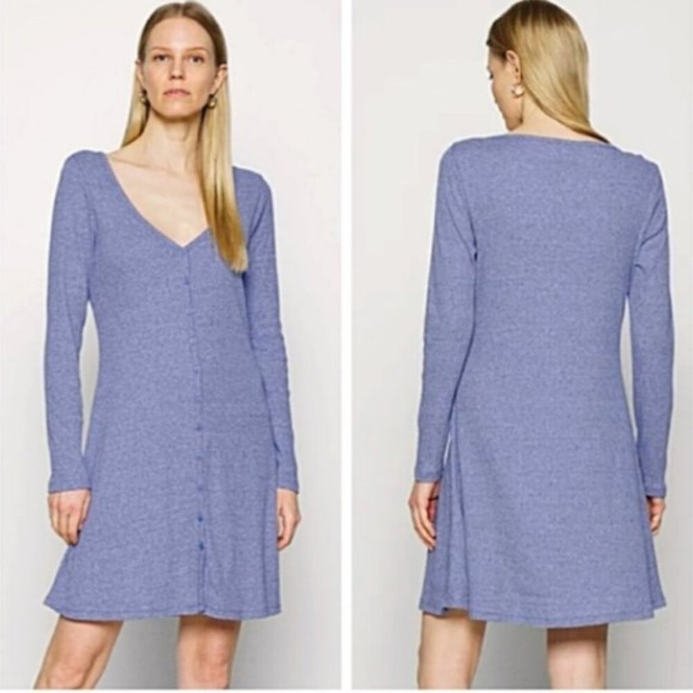 GAP Soft Knit Button-Up Dress, Size S